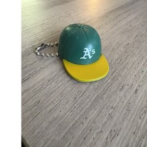 OAKLAND ATHLETICS GIFT‎ TRAVEL TAG CAP LID HAT 2" LONG NEW LICENSED MLB BASEBALL